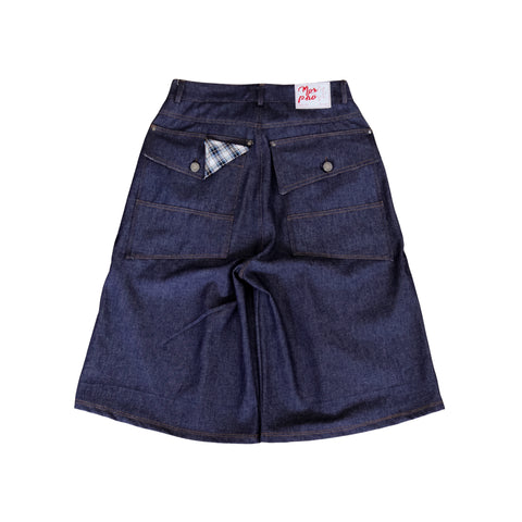 Long Denim Shorts