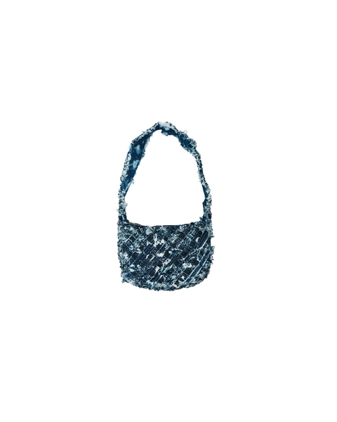 Denim Baguette Bag